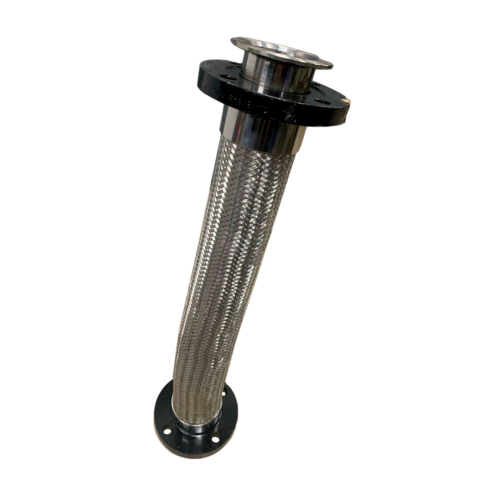 Flexível 3 x 800MM Duas Malhas Inox Flangeado Gir